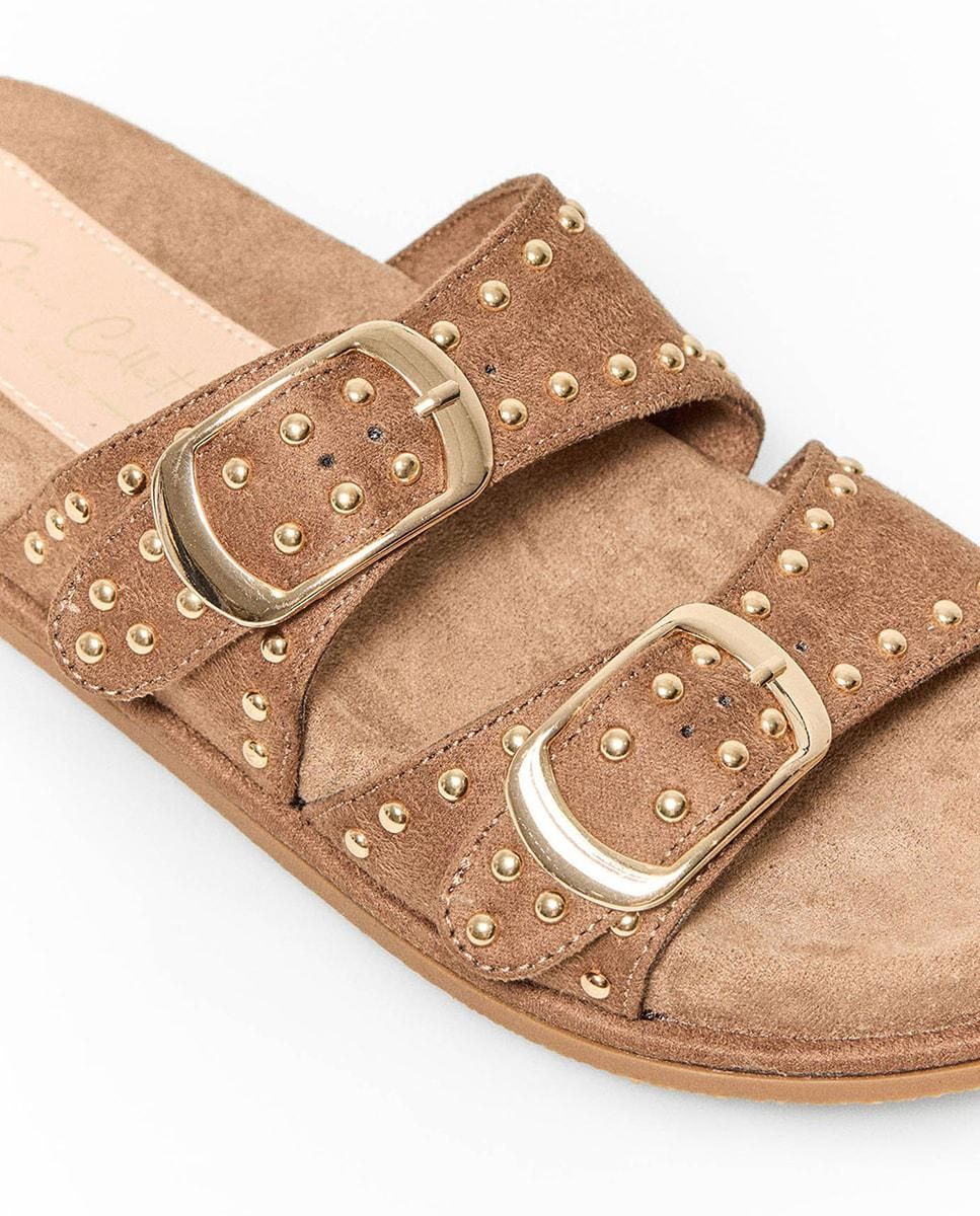 스페라 트렌디 스터드 버클 스트랩 샌들 58710001114 MARRON OSCURO - 상세 이미지 4
