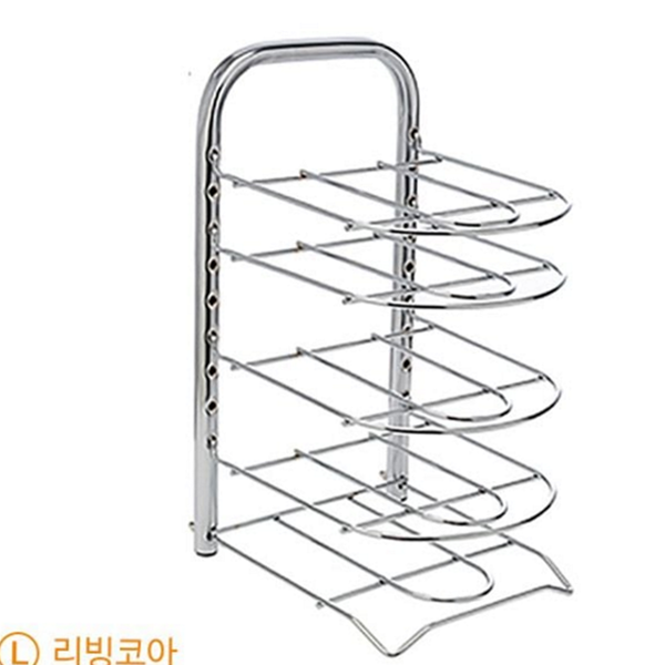 프라이팬 후라이팬 정리대 팬수납 냄비 정리대 스틸 주방 용품 - 메인 이미지