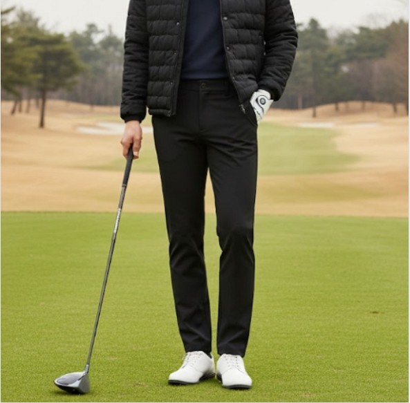 팬텀골프 남성 겨울 디본딩 기모 골프웨어 스윙 바지 - 상품 이미지