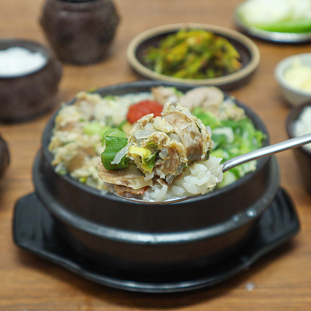 초간편 3분국밥 푸짐한 고기 순대 많은 국밥 순대국 얼큰 순대국밥 캠핑 - 상세 이미지 2
