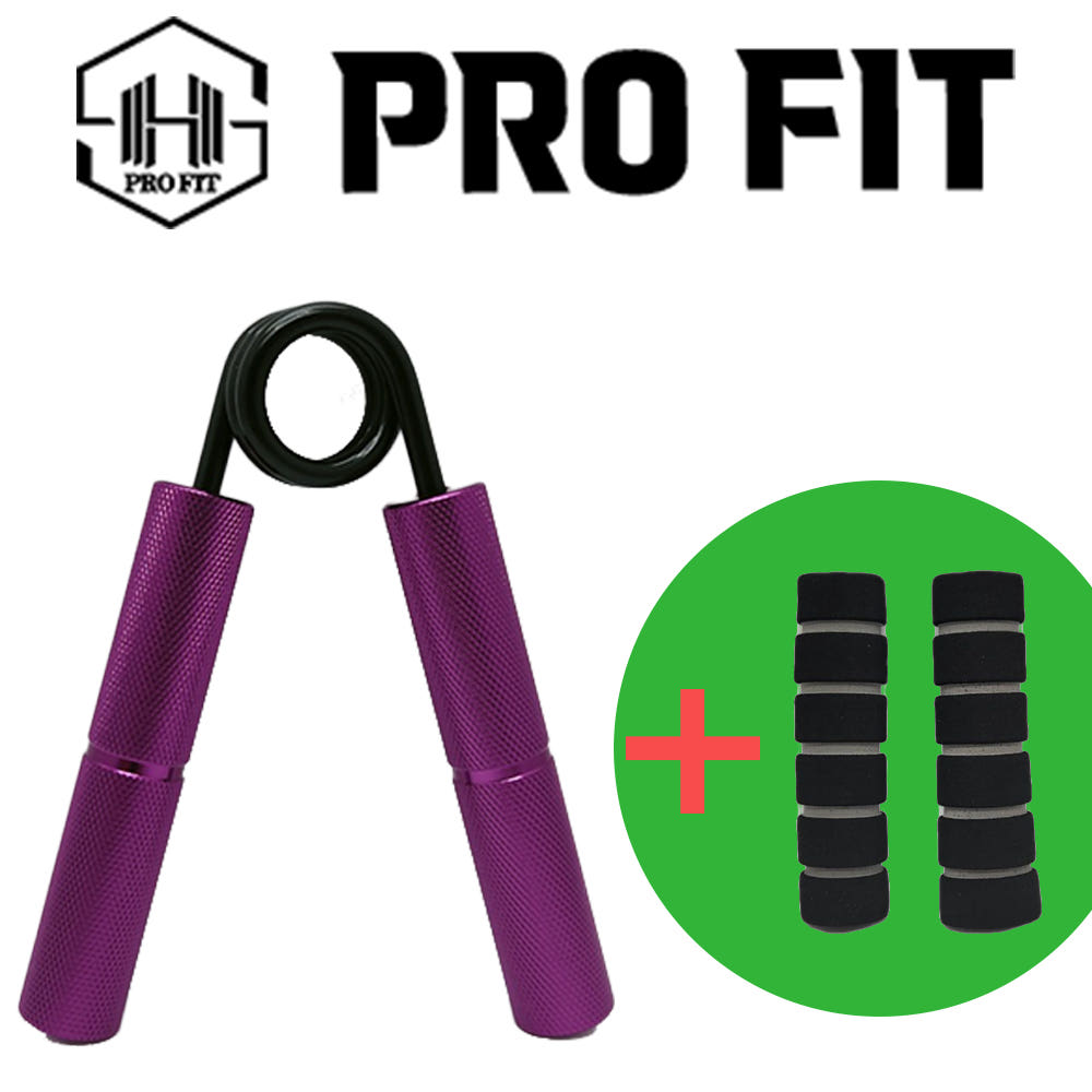 PROFIT Store 프로핏 악력기 컬러악력기 손 압력기 완력기 손가락 악력 운동 기구 측정기 재활 보라색