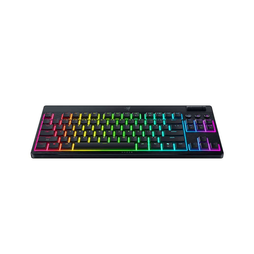 레이저코리아 블랙위도우 V4 로우 프로파일 TKL HyperSpeed 블랙(영문각인), 오렌지축 - 상세 이미지 5