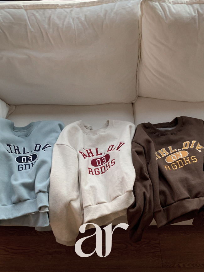 레터링 루즈핏 기모 맨투맨 ts4784 - 상세 이미지 5