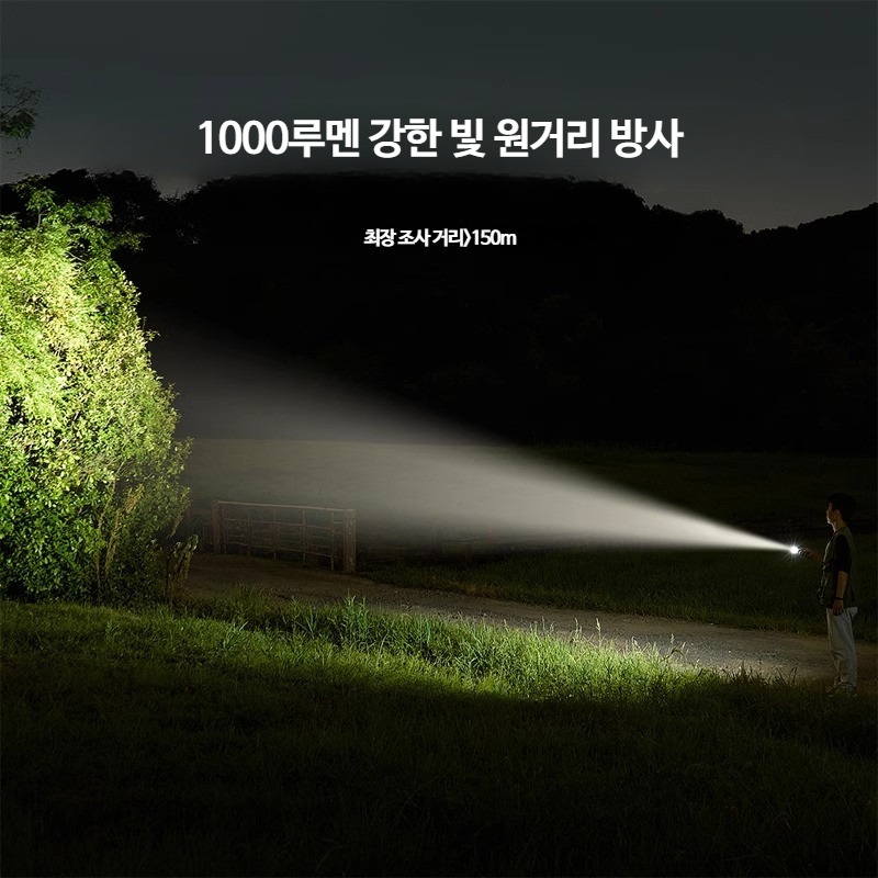 샤오미 휴대용 손전등 다기능 장시간 대용량 배터리 소형 비상 야외 캠핑 비상등 충전식 - 상세 이미지 2
