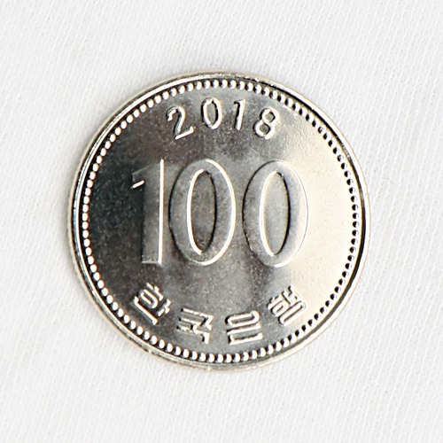 한국은행 2018년 100주 미사용 낱개 알주화 - 메인 이미지