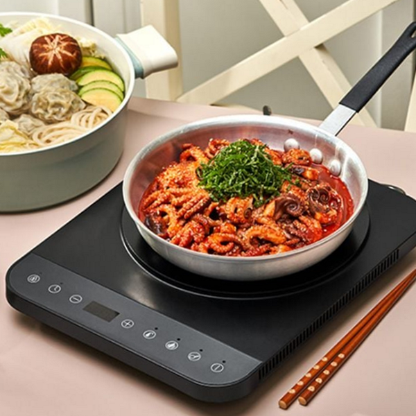 컴팩트 인덕션 레인지 휴대용 1구인덕션 가정용 다이얼 미니 화력