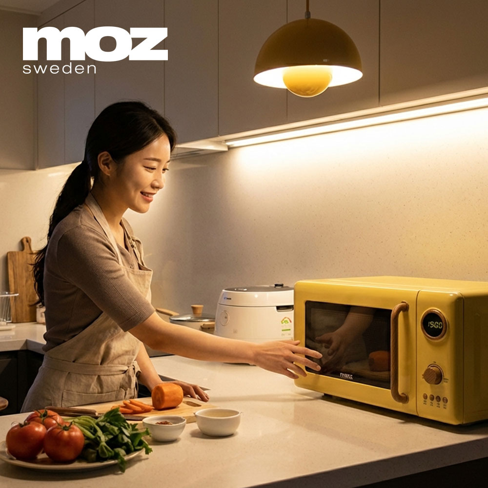 모즈스웨덴 20리터 전자레인지 MMO-700W 전자렌지 아이보리