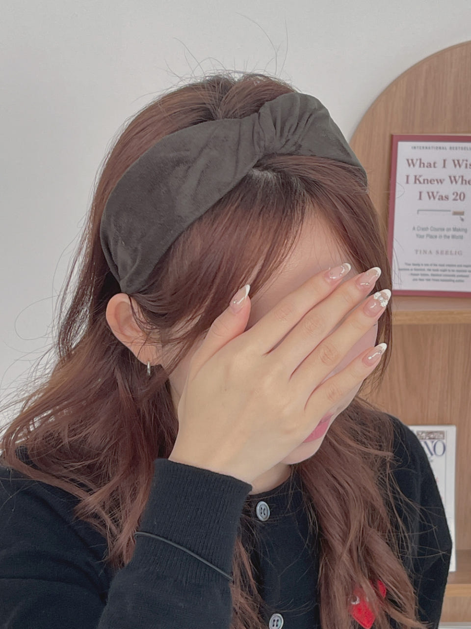 무지와이드스웨이드머리띠 헤어밴드 넓은머리띠 반다나헤어밴드 헤어악세사리 - 상품 이미지