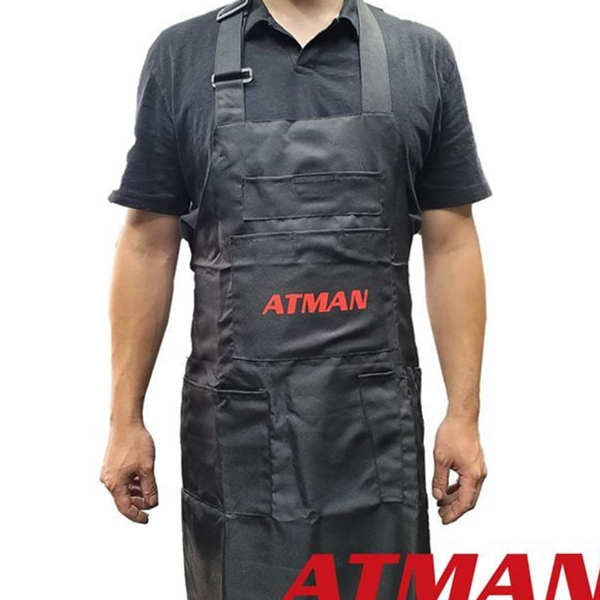 전문가용 작업용 앞치마 정비용 공구 수납 앞치마 내구성 목걸이형 블랙