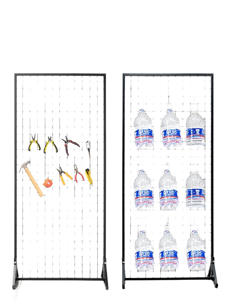 네트망 휀스망진열대 미술 철망거치대 입식 - 메인 이미지