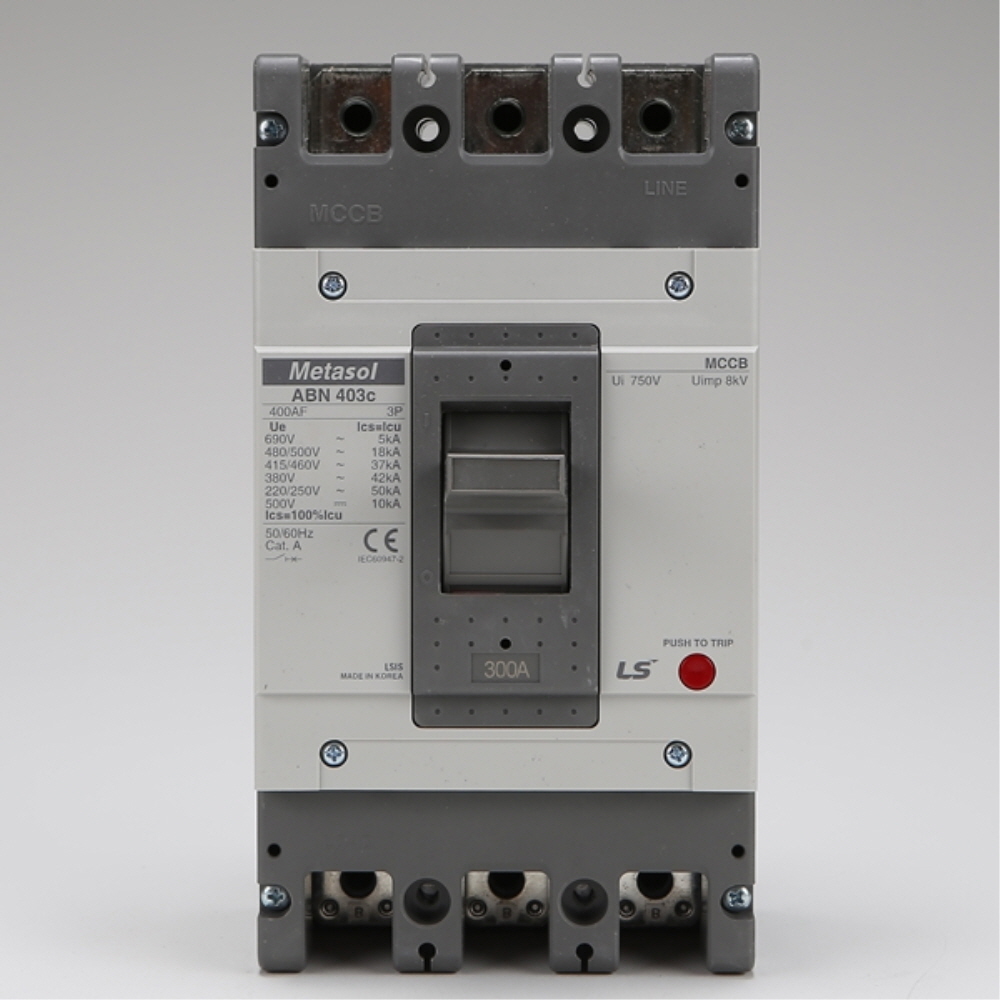 산업용 Metasol MCCB 배선차단기 ABN 403C 300A 3P 50kA LS일렉트릭 - 상세 이미지 3
