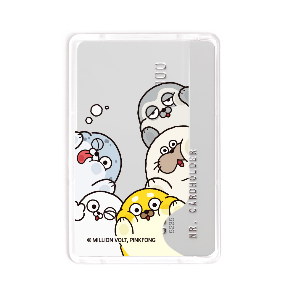 SEALOOK 굿즈 맥세이프 카드지갑 수납 베이직 씰룩 빼꼼 - 상세 이미지 2