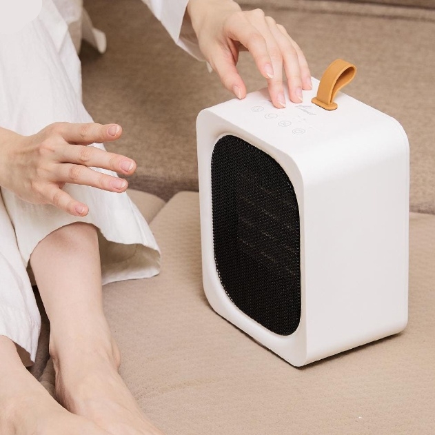 캠핑용 미니히터 소형전기온풍기 사무실 탁상용 PTC히터 - 상세 이미지 3