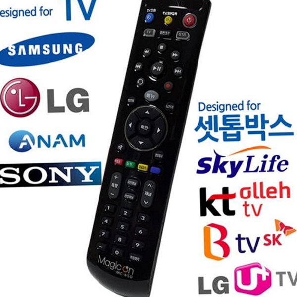 만능 통합 리모컨 스마트 tv 리모컨 셋톱박스 홈시네마 올인원 가전 - 상품 이미지