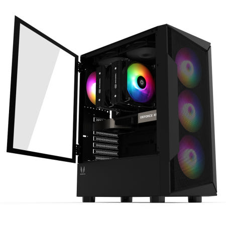 3RSYS R240 데스크탑 PC케이스 블랙