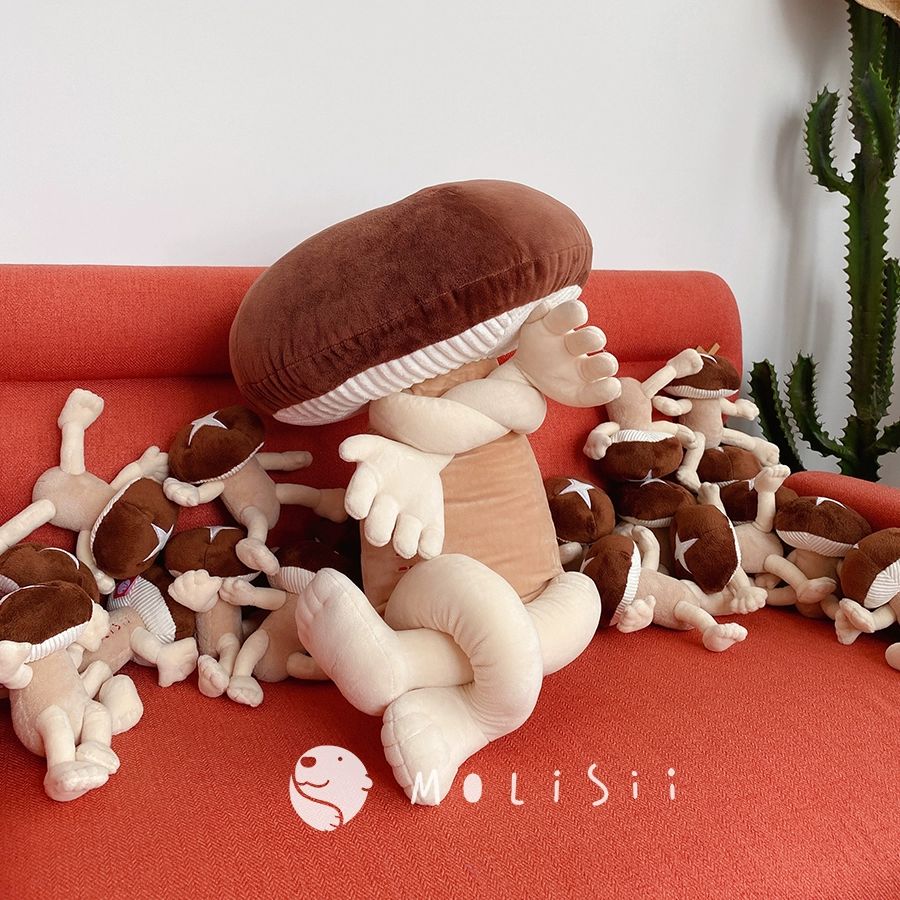버섯 인형 쿠션 머쉬룸 낮잠 소파 쿠션 거실 선물 인테리어 - 상세 이미지 2