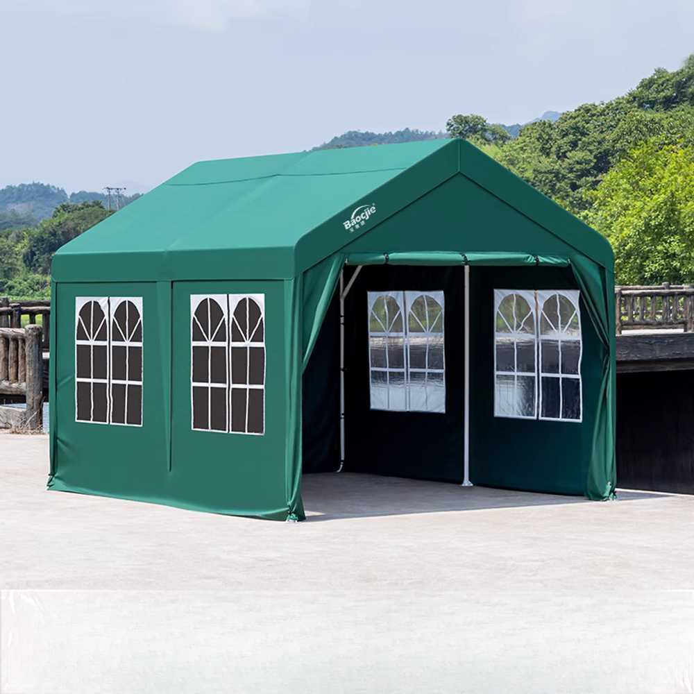 조립식 바베큐장 천막 야외 설치용 방풍 차양 구조 3x3m (블루) - 상세 이미지 2