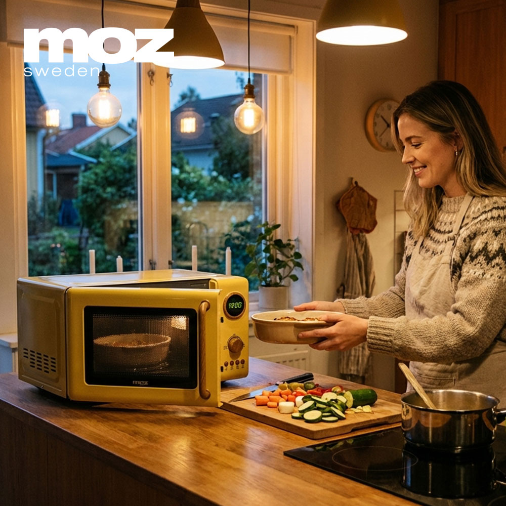 모즈스웨덴 20리터 전자레인지 MMO-700W 전자렌지 아이보리
