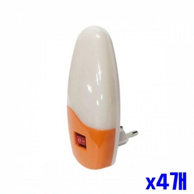 전구 LED 주광색 x4개 무드라이트 LED램프 LED전구 조 - 메인 이미지