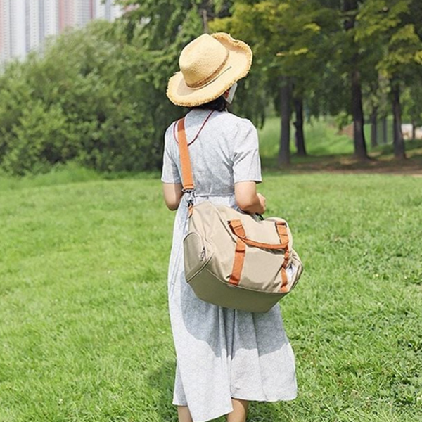 가벼운 여행용 보스턴 백 짐가방 데일리 보스턴 백 보스턴형 옥스포드 - 메인 이미지