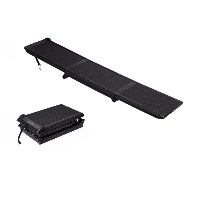 반려동물계단 경사로 차량용 자동차 야외 애완견 접이식 사포마감 3단 무광 마감 하중75kg - 상품 이미지