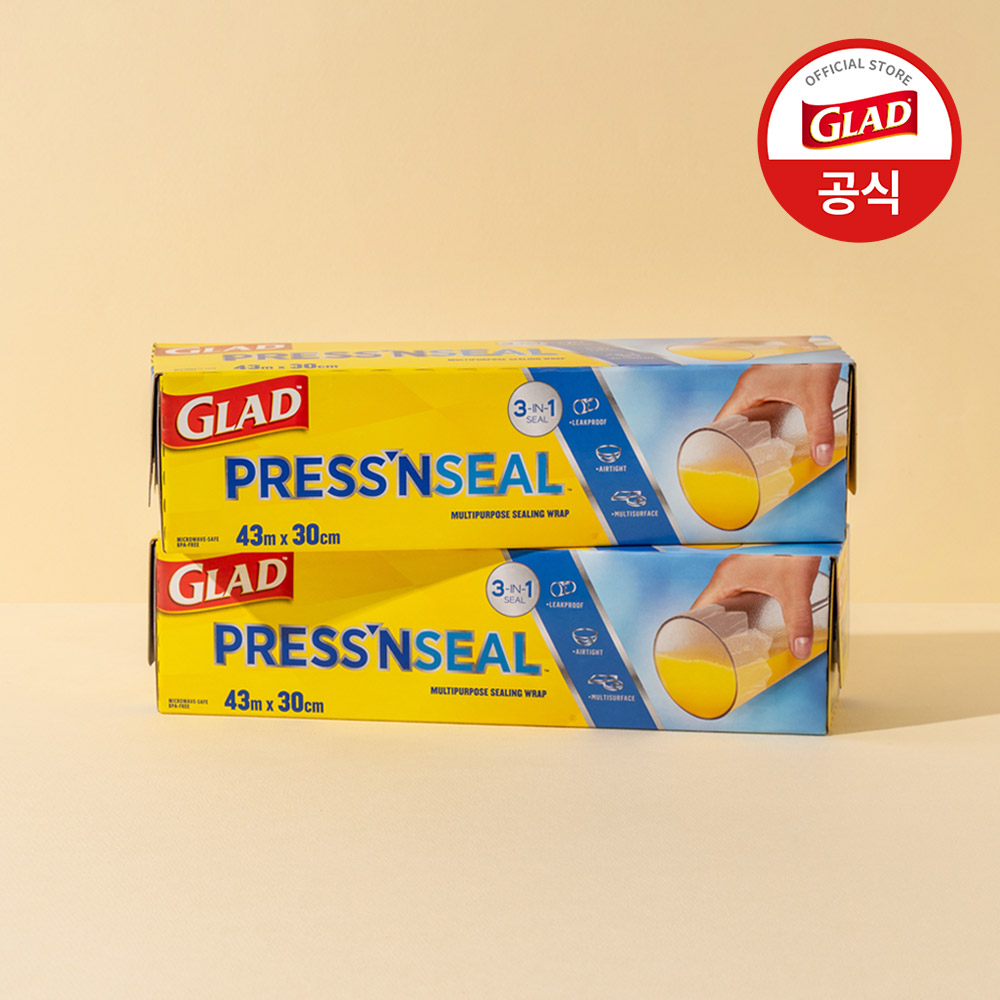 [10% 슈퍼적립] 글래드 이정현 매직랩 점보 2개+늘어나는 매직백 냉장 대형 (35매) 1개 주방랩 비닐랩 비닐팩 지퍼백 2026년 달력포함