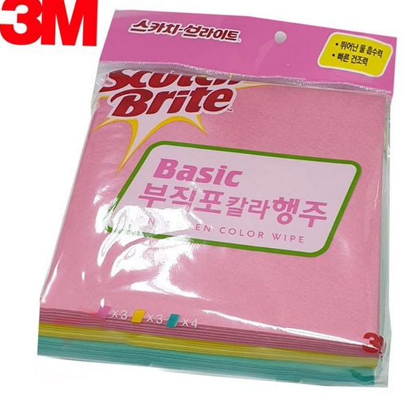 폴리프로필렌 부직포 행주 다용도 컬러 행주 흡수력 빠른 건조 좋은 - 메인 이미지