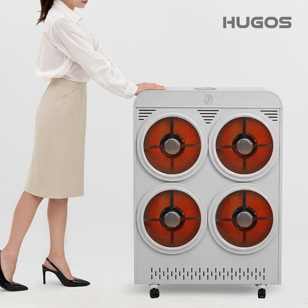 휴고스 4구 전기히터 하이라이트 매장용 업소용