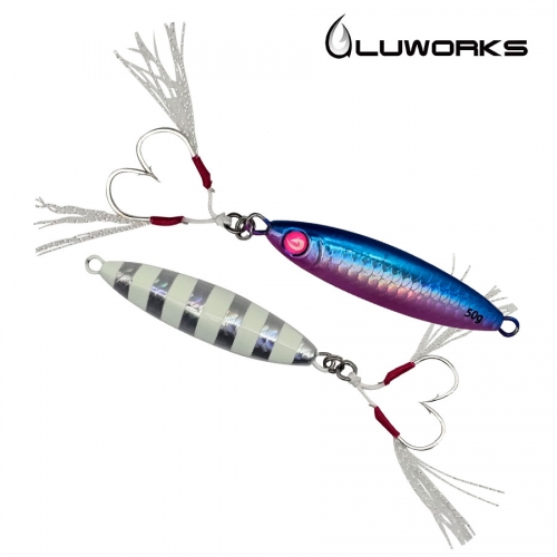 루웍스 LWJ-112 SLJ 모데라토 슈퍼라이트게임 야광 메탈지그 01, 15g - 상세 이미지 4