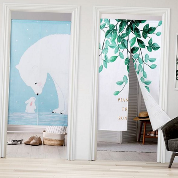 수납장 주방 가림막 커튼 봉집형 현관 가림막 커튼 베란다 창문