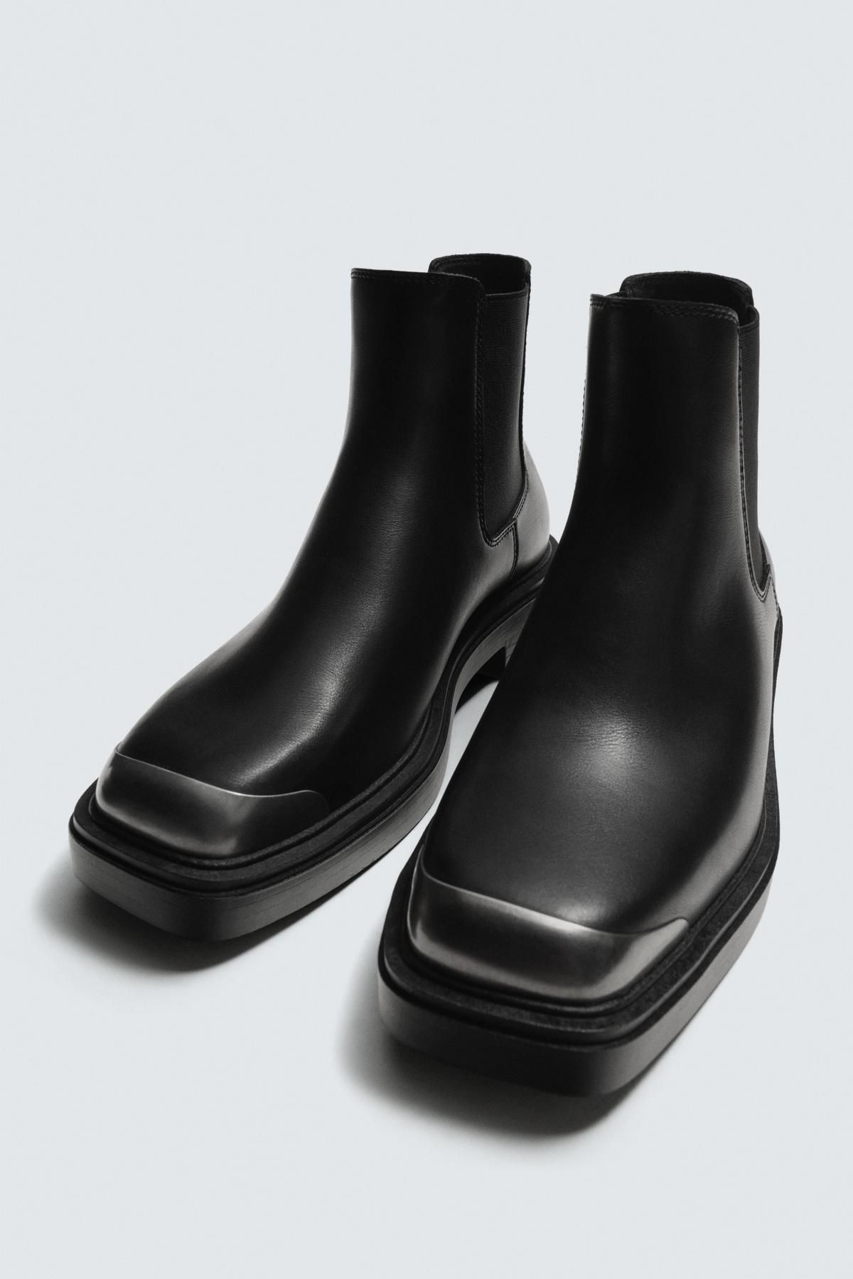 자라 메탈 디테일 첼시부츠 남성 2006/620 BLACK - 상세 이미지 2