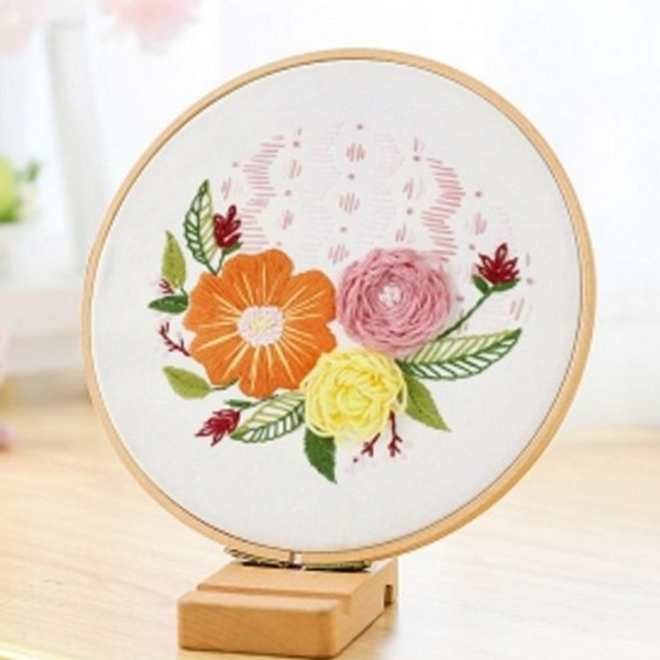 초보 diy 자수 패키지 입체 프랑스 자수 패키지 손자수 취미 - 상품 이미지