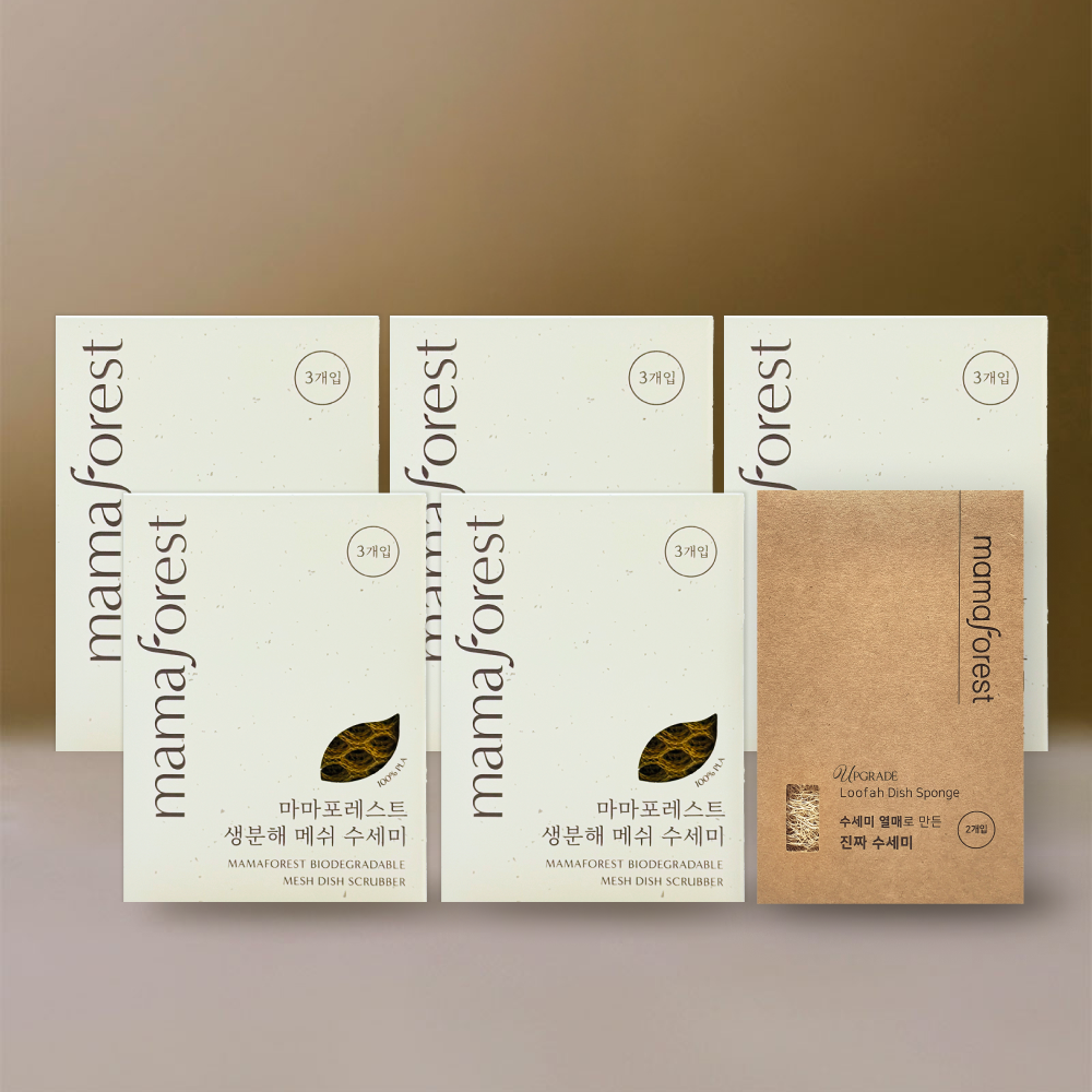 마마포레스트 대용량 수세미 패키지