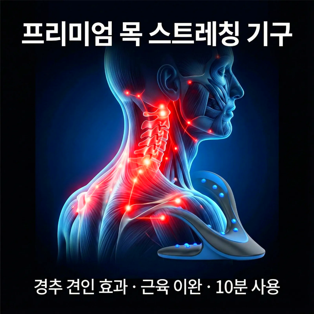 목 디스크 운동 기구 목 스트레칭 기구 거북목 체형 교정기 일자목 넥스트레쳐 - 상세 이미지 2