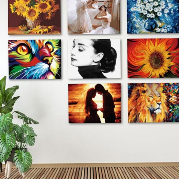 인테리어 diy 명화 그리기 초보자 diy 유화 그리기 세트 액자