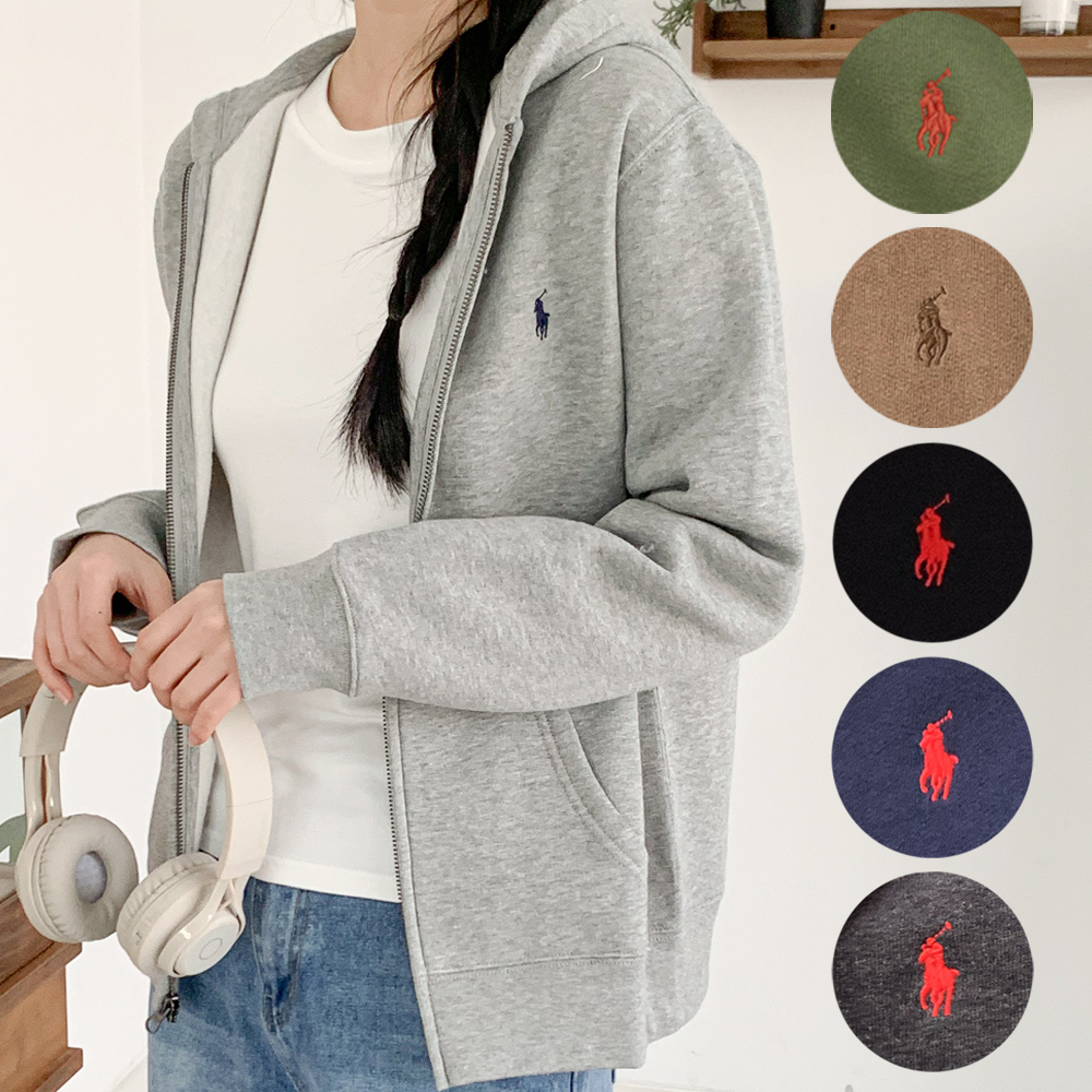 폴로 후드 집업 보이즈 여성 기모 랄프로렌 제품 이미지