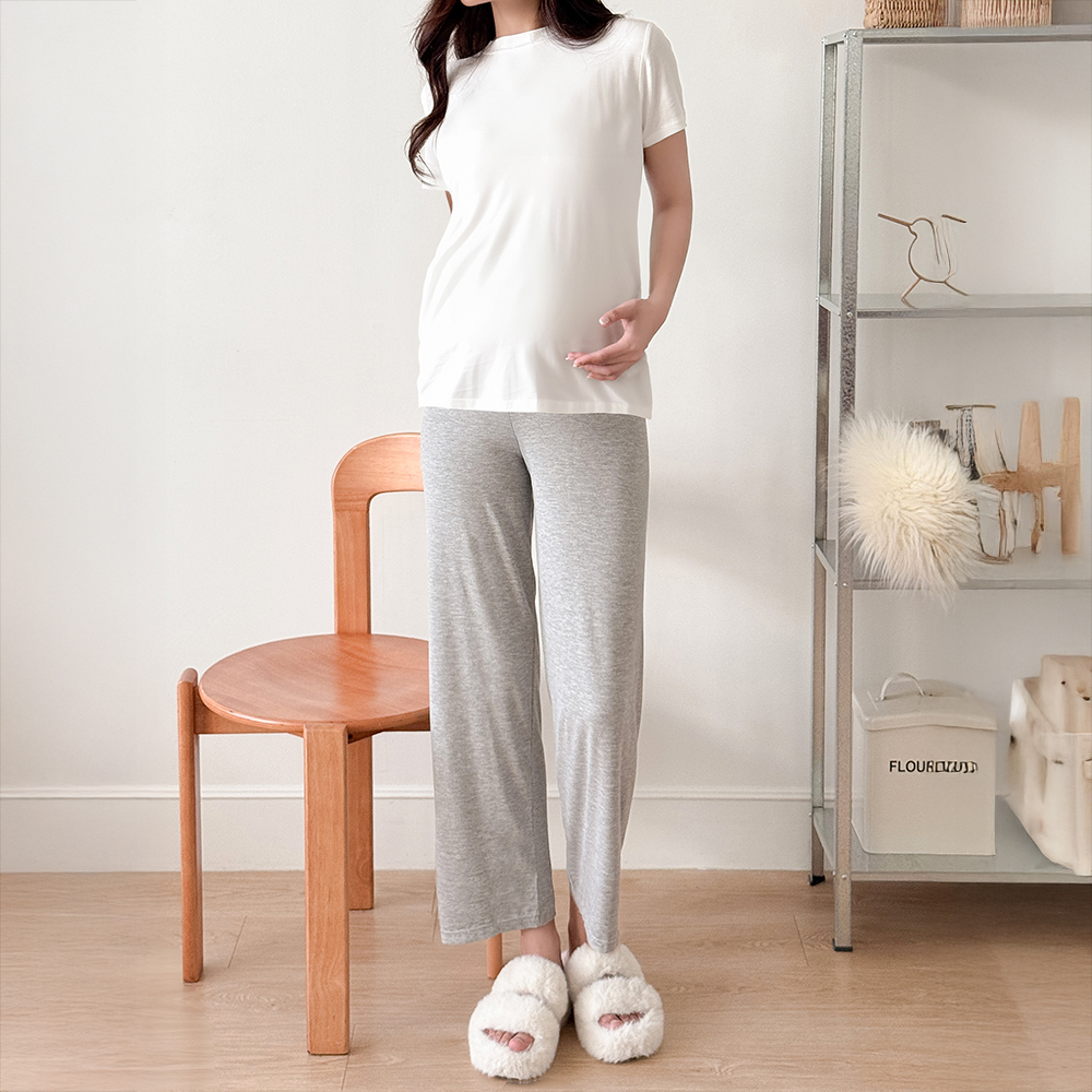 임산부 일자핏 요가 바지 필라테스 운동복 요가복 필라테스복 팬츠 - 상세 이미지 4