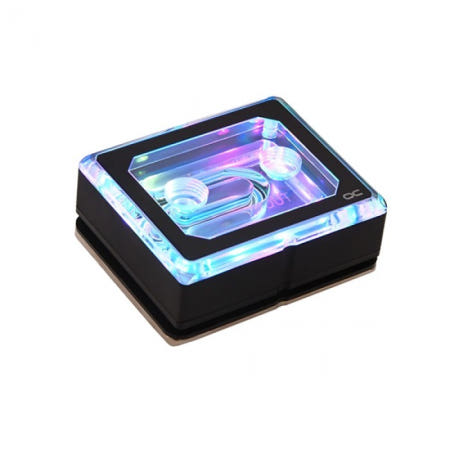 ALPHACOOL Eisblock XPX Aurora Pro 워터블럭 (아크릴 블랙) / M