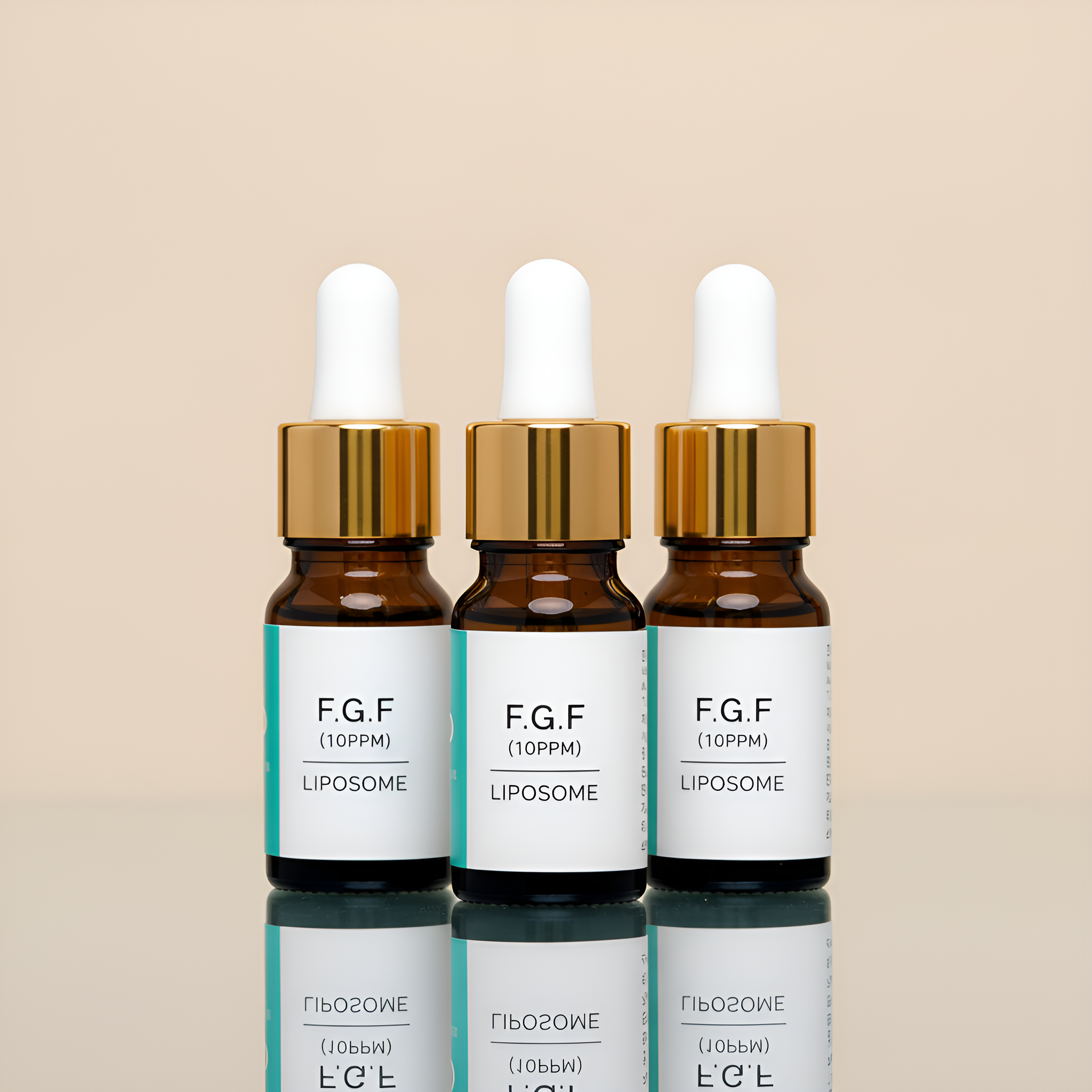 랑팡 FGF 리포좀 10ppm 원액 앰플 10ml 1+1+1미백 탄력 영양 보습 수분 세럼 - 상품 이미지