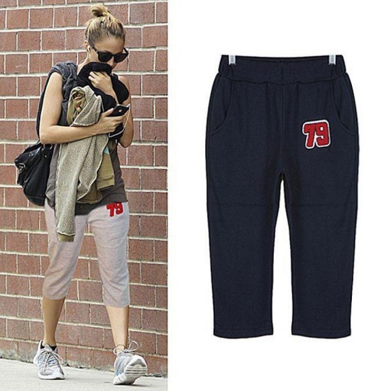 트레이닝팬츠 79패치 7부 핫팬츠 홈웨어 바지 트레이닝 - 상품 이미지