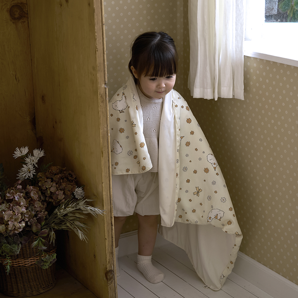 베베데코 올데이 어린이집 낮잠이불 담요 냉감 모달 듀얼 블랭킷 75x100