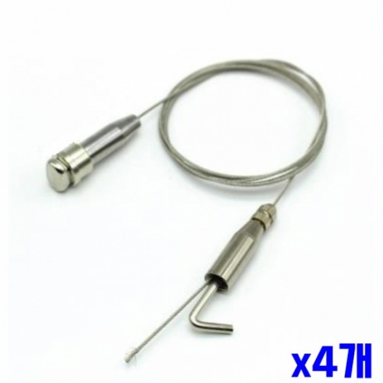 액자 거울 소품 와이어걸이 레일용 1M X4개 DIY - 상품 이미지