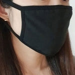 세잠드 면 대형 마스크 블랙 화이트 빨아쓰는면마스크