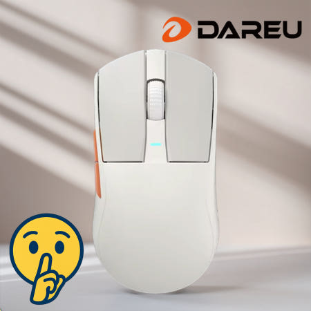 다얼유 A950G 무선 게이밍마우스 저소음 레트로베이지
