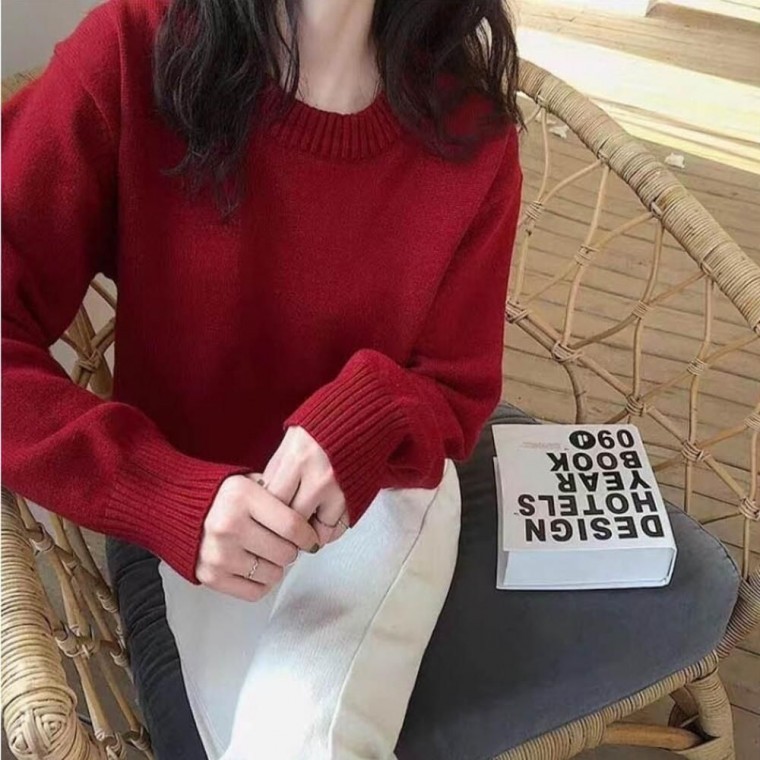 캐주얼한 스타일 세미 포멀한 룩 따뜻하고 포근한니트 - 상품 이미지