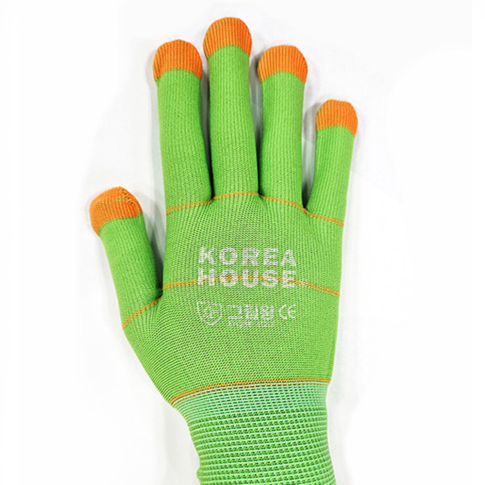 도트장갑 캐셔 작업 택배 작업용 일장갑 M(중형), 10켤레 - 상세 이미지 3