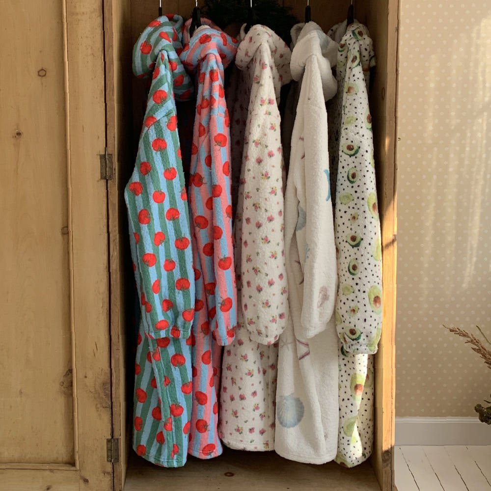 [made] 슬로스 몽실 후드 담요 남여공용 토마토 크리스마스 연말 파티 선물 : 리틀슬로스