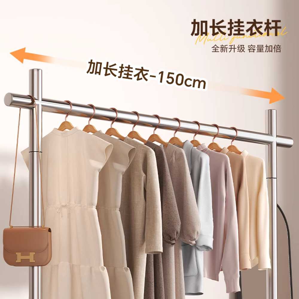 스텐 행거 옷걸이 철재 스탠드옷걸이 외투 튼튼한 봉 150x120cm - 상세 이미지 5