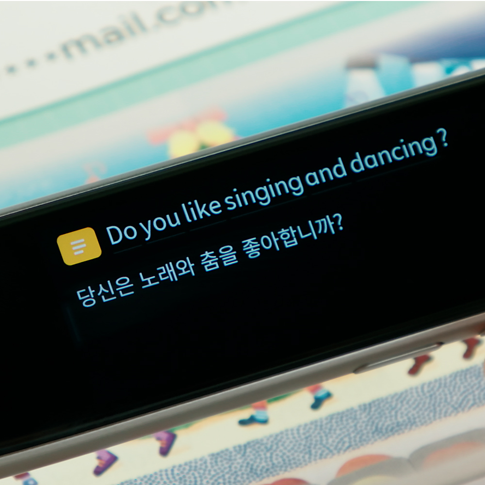 iFLYTEK AI 스캔톡 라이트 휴대용 통역기 실시간 번역 전자사전 영어 중국어 여행출장 - 상세 이미지 4