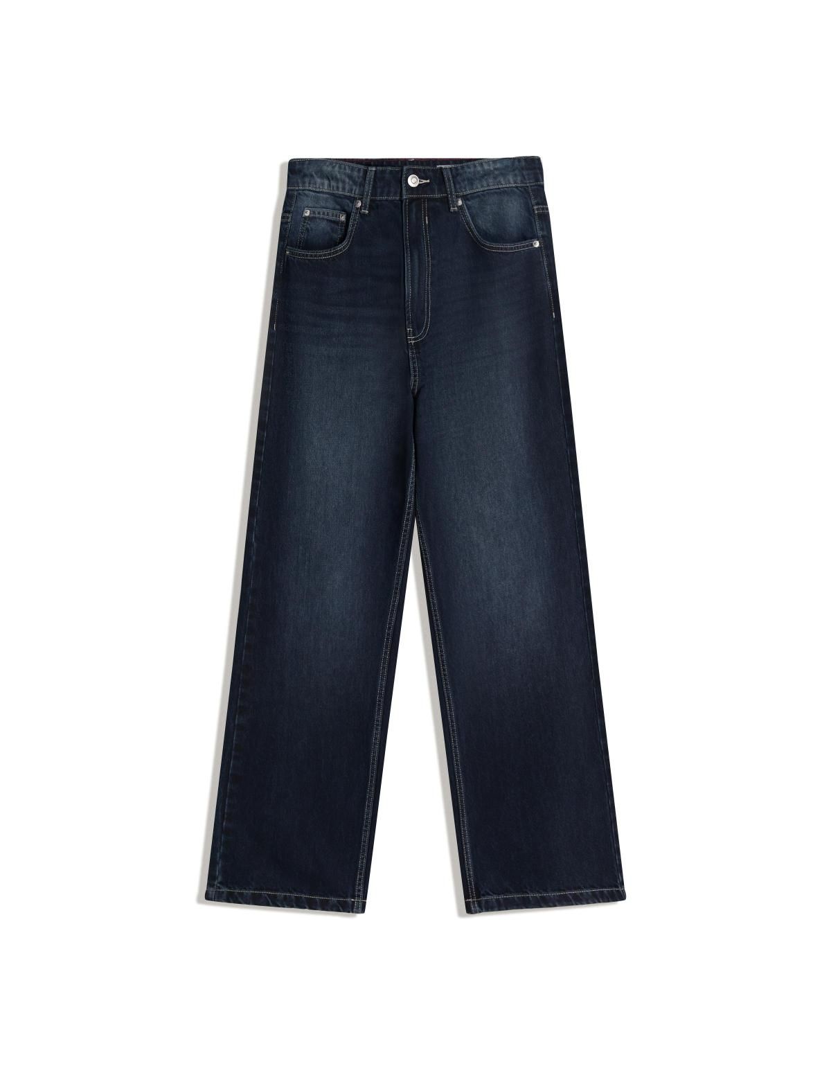 버쉬카 데님 와이드 배기핏 진청 청바지 5330/335 DARK BLUE - 상세 이미지 4